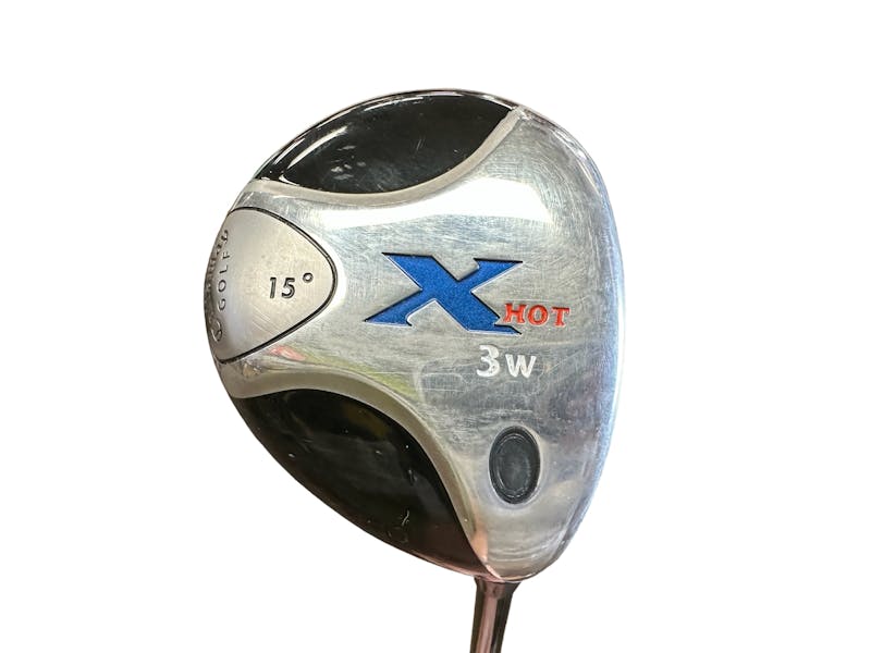 Used Callaway X HOT 3 WOOD 3 Wood Stiff Flex Graphite Shaft Fairway Woods