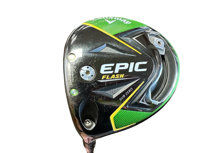 Used Callaway EPIC FLASH 9.0 Degree Stiff Flex Graphite Shaft Drivers