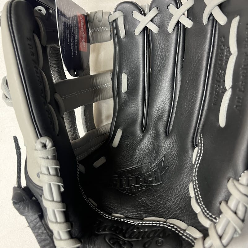 Rawlings Pro Select Series 12.5 Baseball Glove, Black/Grey, Right Hand Throw