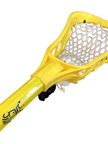 Used Brine YELLOW Aluminum Junior Complete Lacrosse Sticks