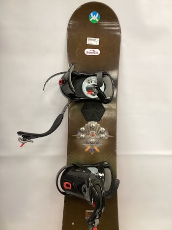 Used Ride BUCK WILD 145 cm Boys' Snowboard Combo Boys