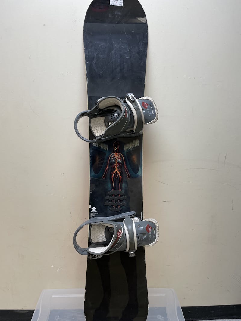 Used Burton GAP 158 cm Men's Snowboard Combo Men's Snowboard Combo