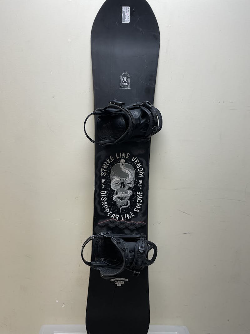 Used Ride MACHETE 158 cm Men's Snowboard Combo Men's Snowboard Combo