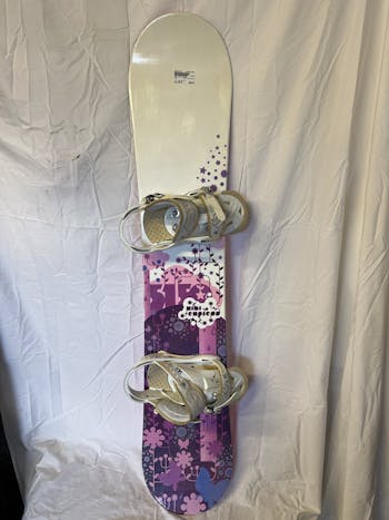 Used 5150 CYPRESS 153 cm Women's Snowboard Combo Women's Snowboard