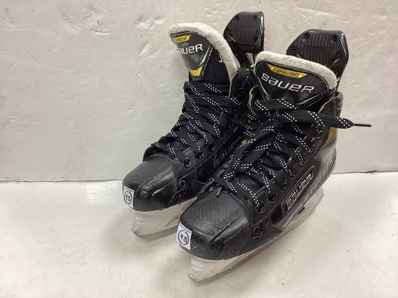 Used Bauer 3S PRO Intermediate 4.5 Fit 1 Ice Hockey Skates