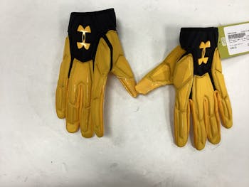 Case®  Yellow and Black Leather Work Gloves –