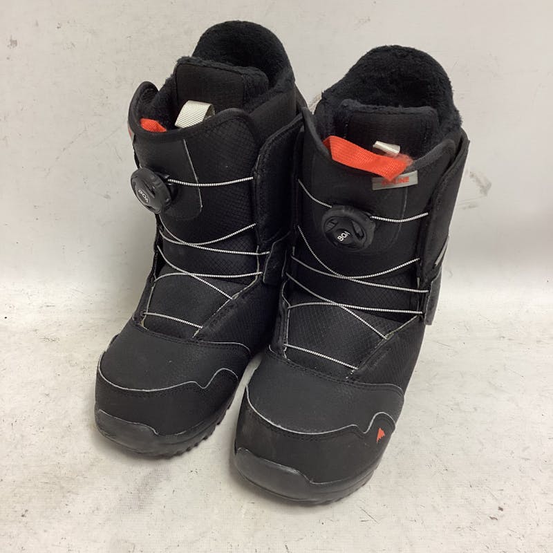 Used Burton KIDS ZIPLINE BOA Junior 06 Boys' Snowboard Boots Boys