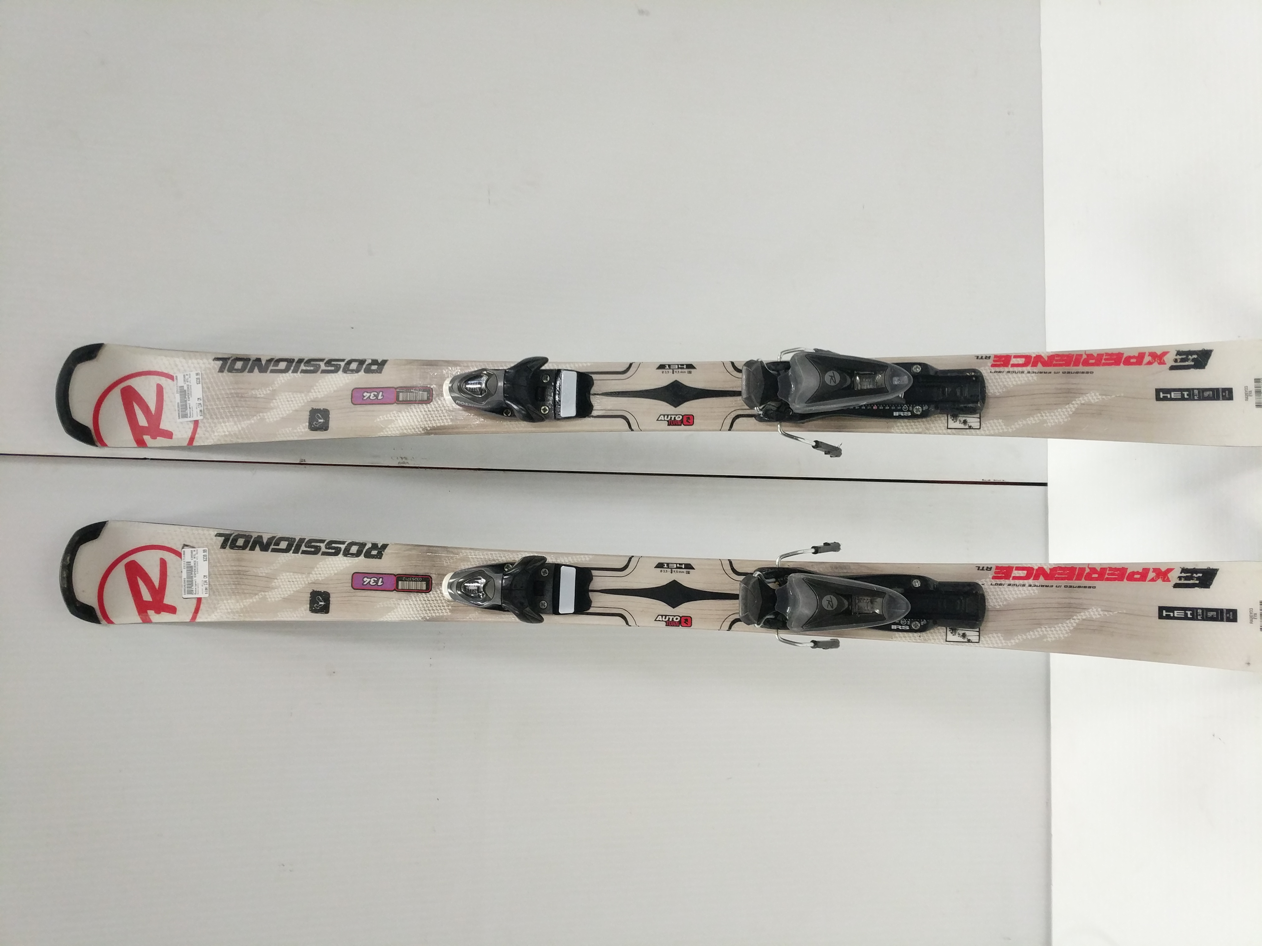 Used Rossignol EXPERIENCE RTL MENS 134 cm Boys' Downhill Ski Combo