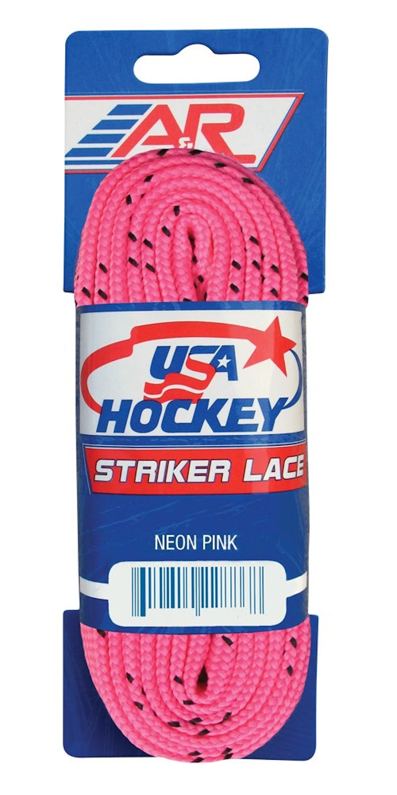 Details about   A & R Hockey Skate Laces Hot Pink with Black 120" 305cm 