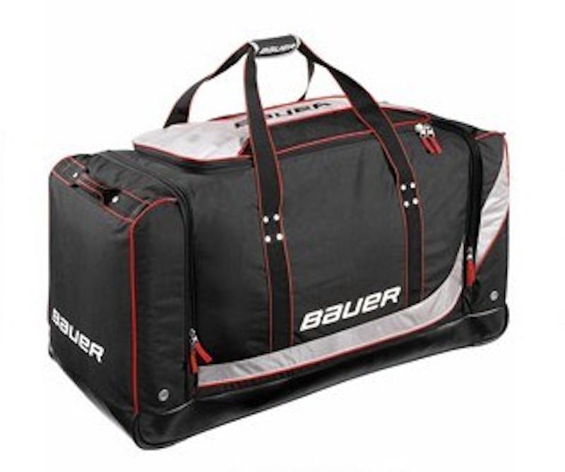 New heavy duty Sr ice hockey player gear bag senior 38" inch equipment carry red 
