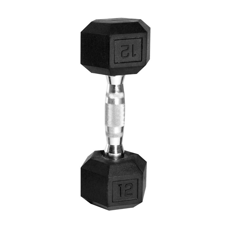 12kg hex outlet dumbbells