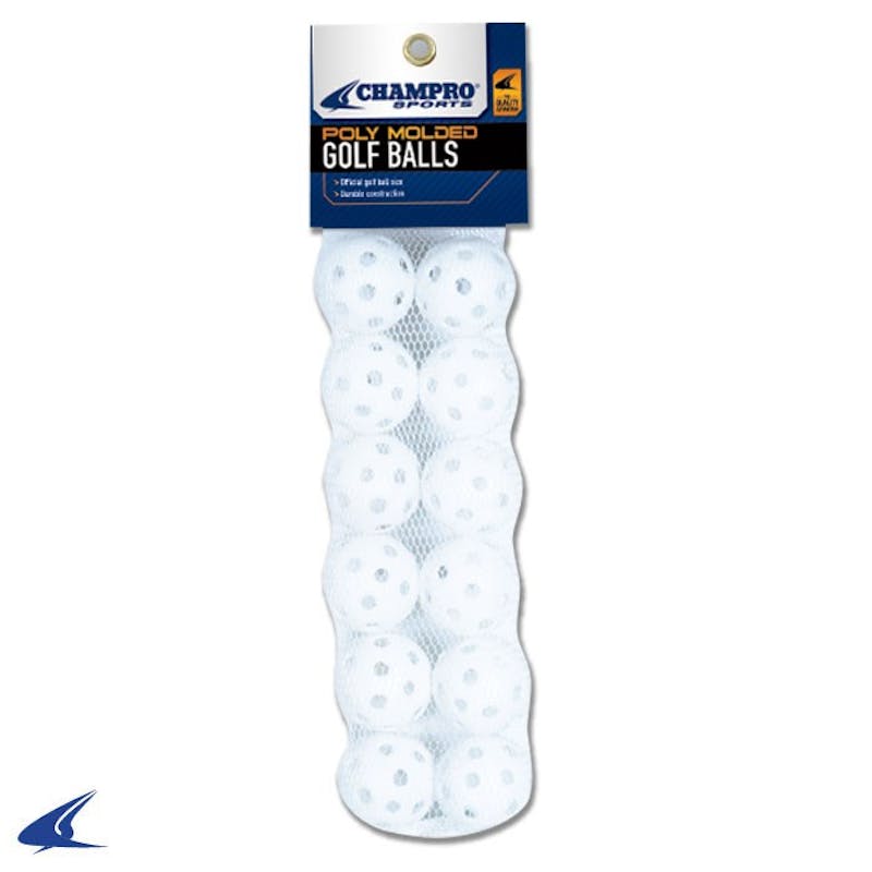 New CHAMPRO 5 POLY BALLS - 12PK CBB52 BB/SB / Baseball Balls