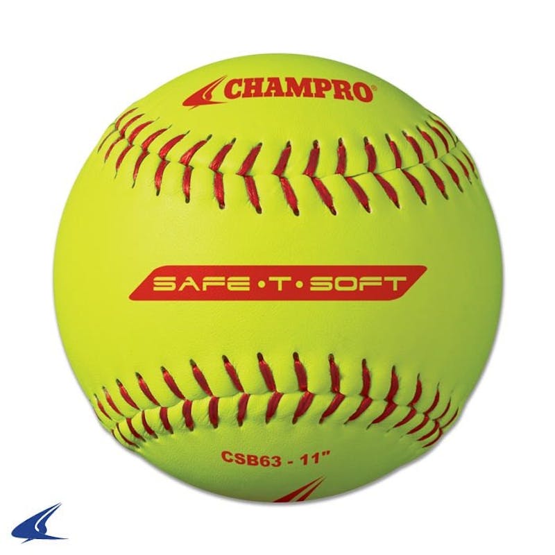 CHAMPRO Sports 12 Practice Softball Optic Yellow 12