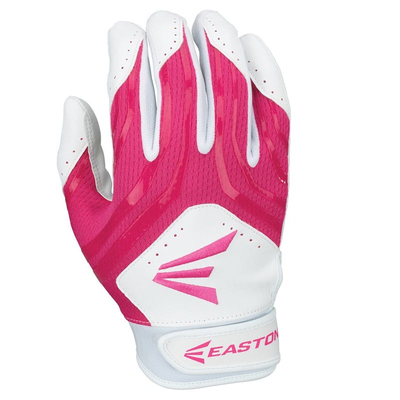 Easton HF3 Woman’s XL Fastpitch Gloves White/White new 