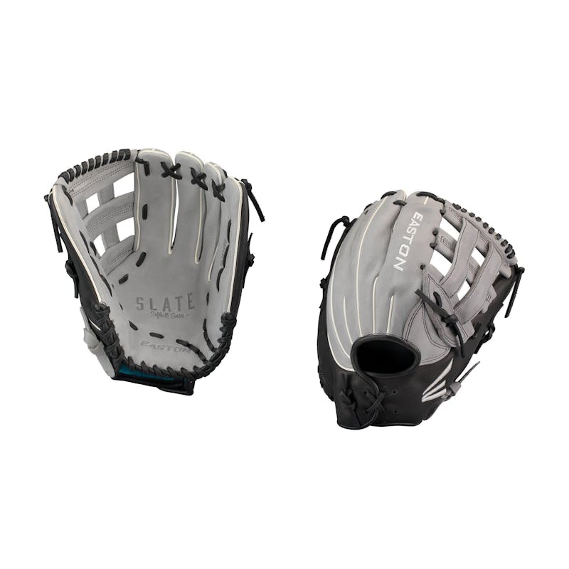 Female Athlete Design Super Soft Palm Lining For Comfort And Enhanced Grip Diamond Pro Steer Leather Quantum Closure For Customized Fit EASTON SLATE Fastpitch Softball Glove Series