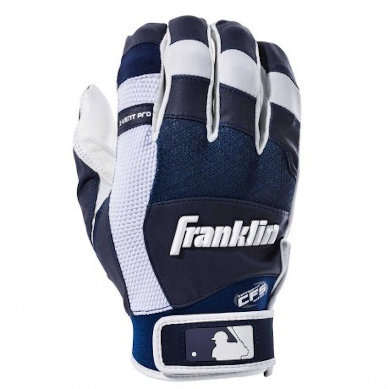 CFX Pro White/Navy Batting Gloves