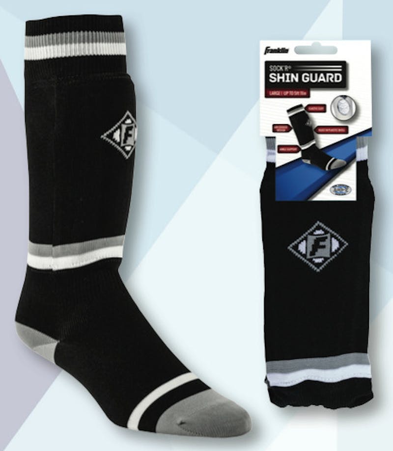 Details about   Franklin Sock’r Built In Gaurd Soccer Shin Guards Yourth Size M Black And White 