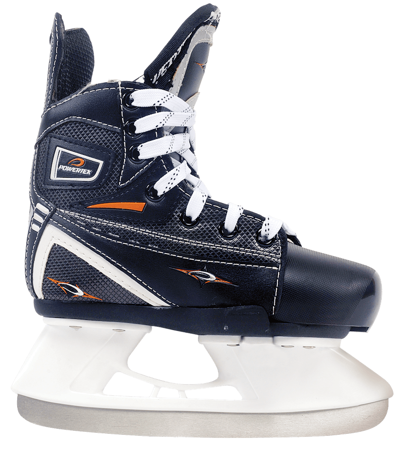 New Powertek Q5 Ice Hockey Skates size Junior 3 D kids recreational rec 3.0 JR