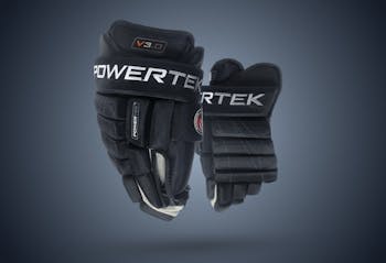 Powertek V5.0 Tek Junior Ice Hockey Gloves, Flexible Full Motion Cuff