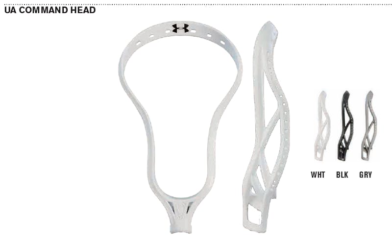 New COMMAND HEAD MNS BLACK UNSTRUNG Lacrosse / Mens Heads