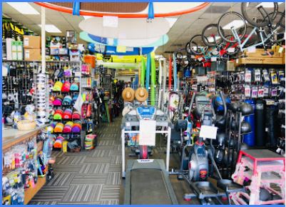 sports equipment stores